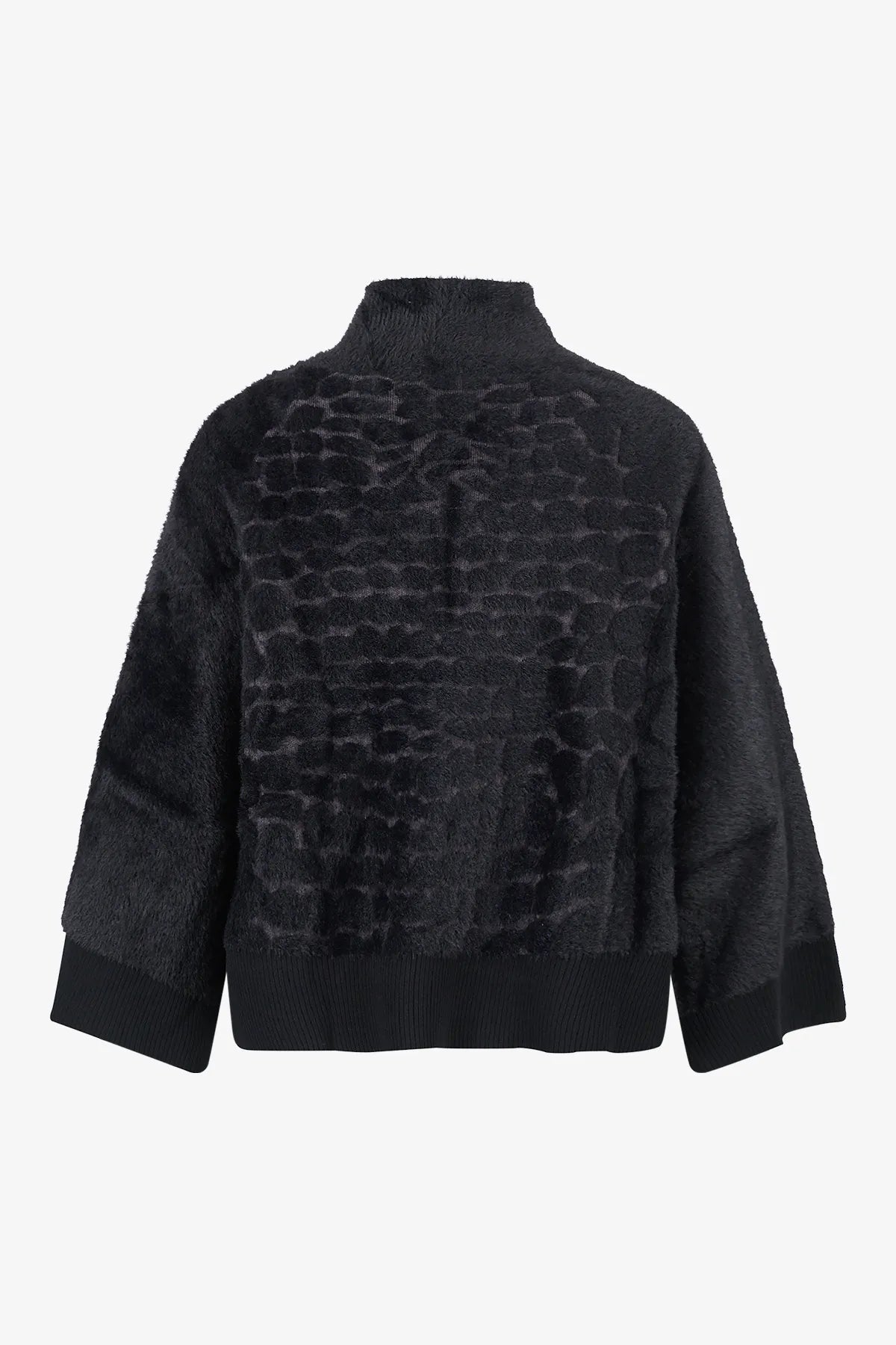 Strickjacke in Felloptik 02