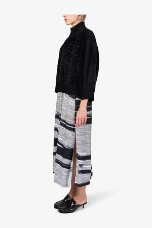 Strickjacke in Felloptik 04