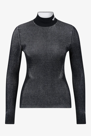 Rollkragen-Pullover aus Viskose 01