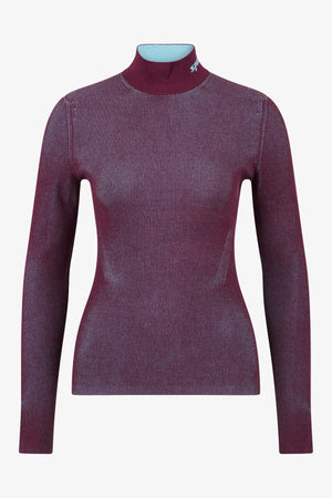 Rollkragen-Pullover aus Viskose 01
