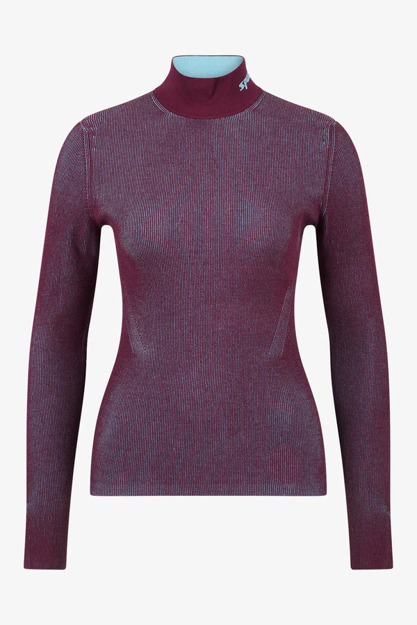 Rollkragen-Pullover aus Viskose 01