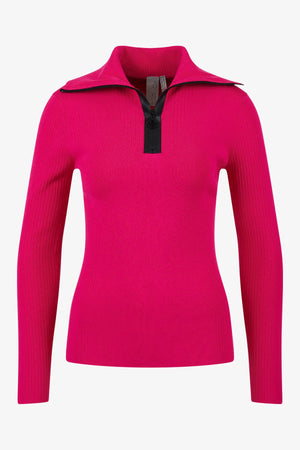 Pullover mit Troyer-Kragen 01