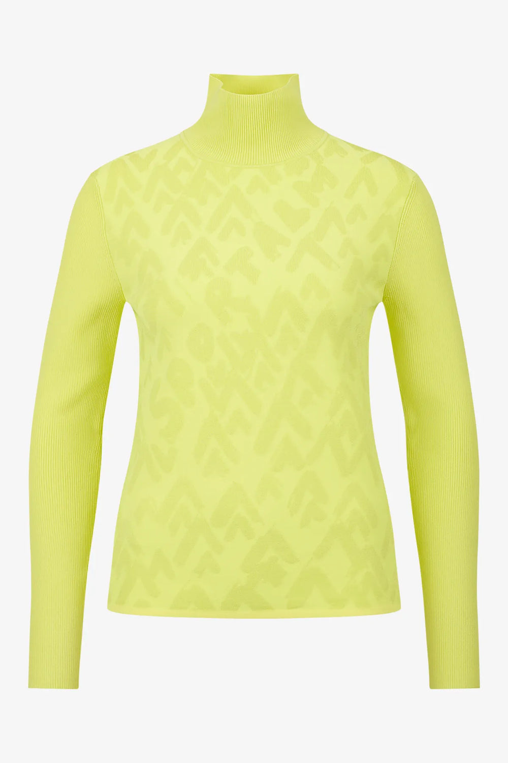 Rollkragen-Pullover mit Bergmotiv-Grafik 01