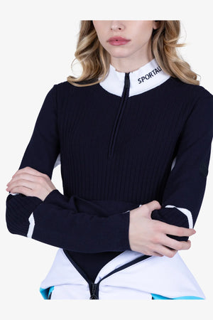 Strickpullover mit Stehkragen 06
