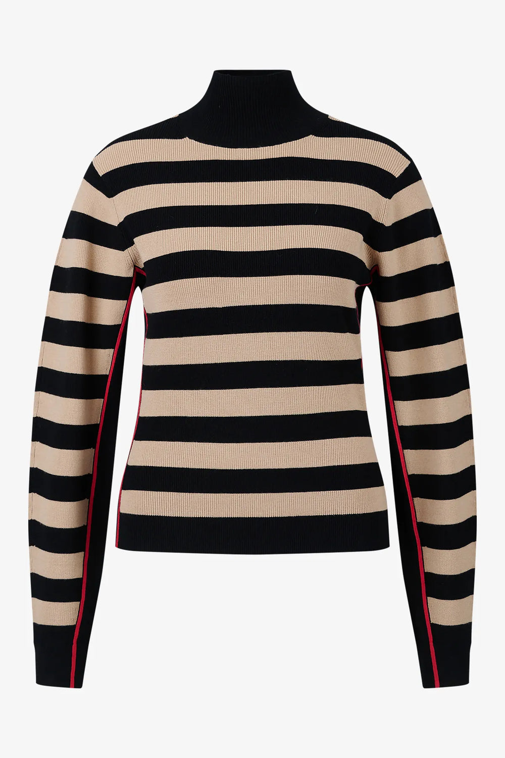 Rollkragenpullover aus recycelter Viskos 01