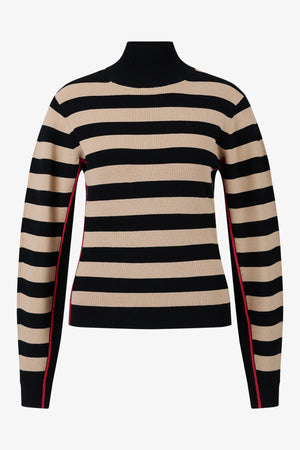 Rollkragenpullover aus recycelter Viskos 01