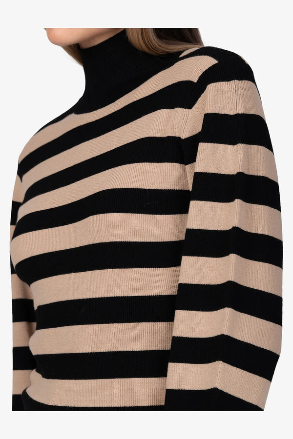 Rollkragenpullover aus recycelter Viskos 06