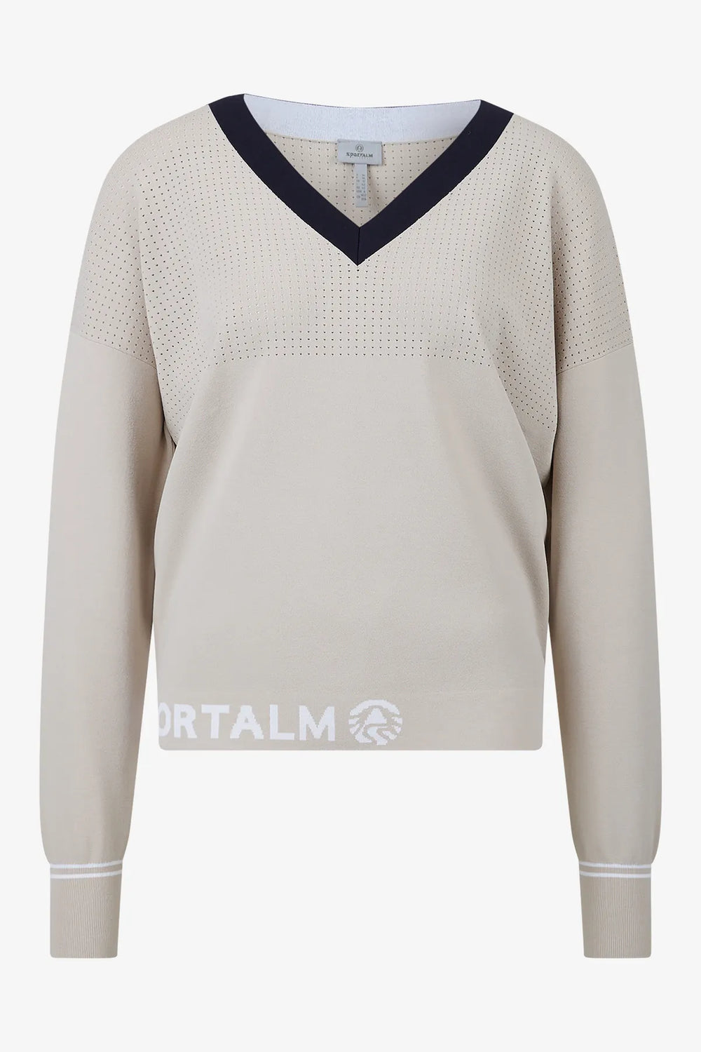 Funktionaler Pullover mit V-Ausschnitt 01