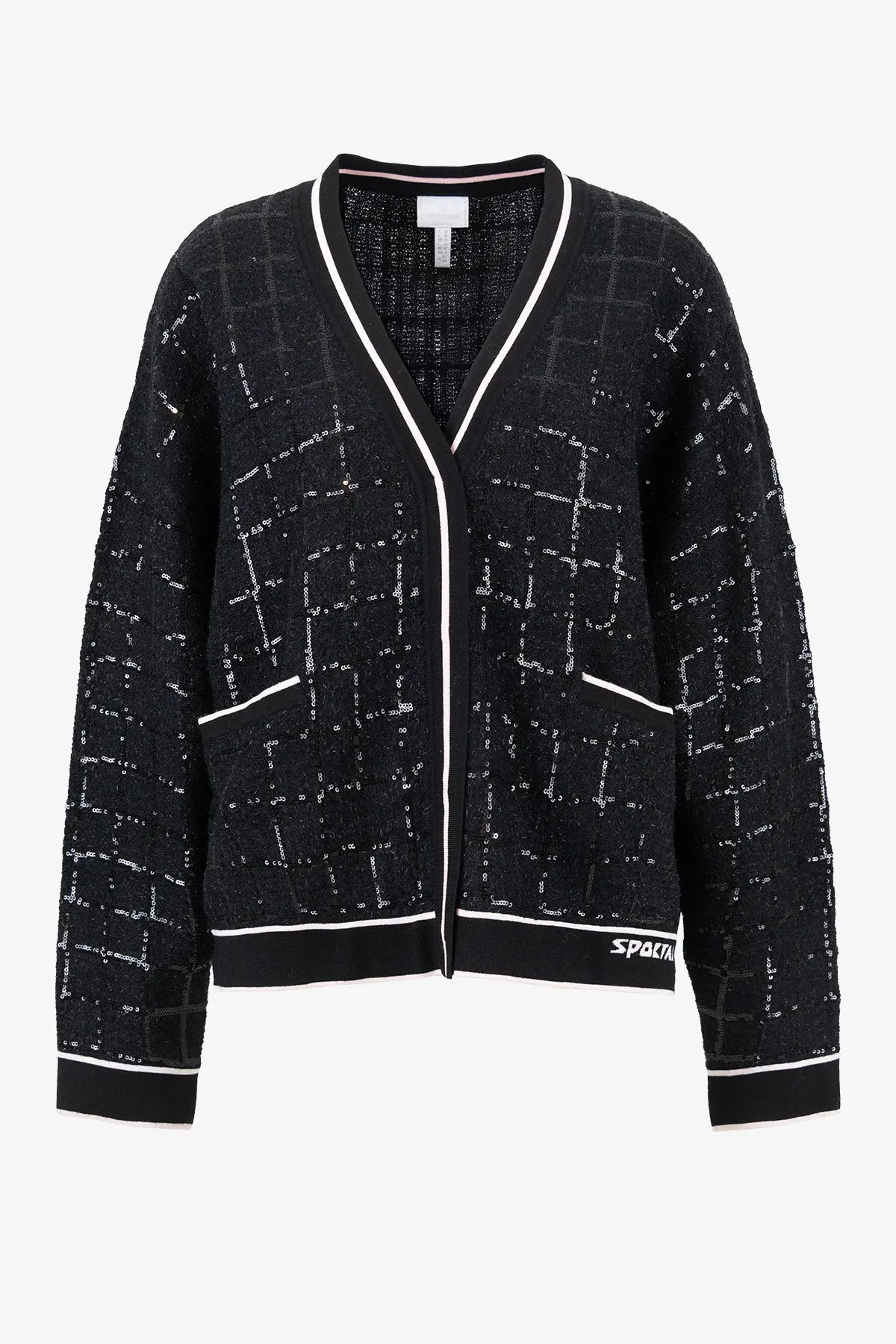 Fancy Woll-Strick-Jacke mit Lurex-Garn 01