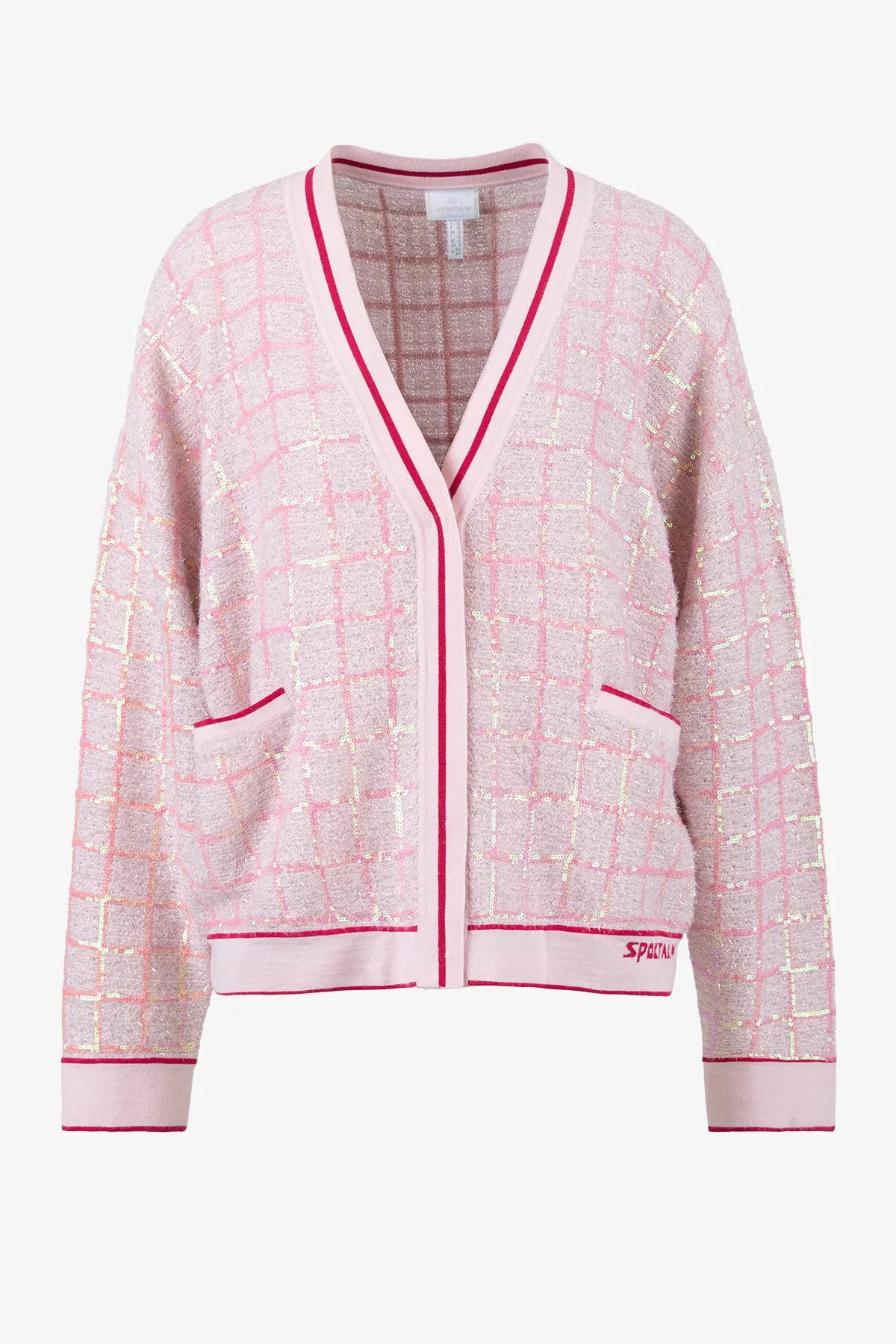 Fancy Woll-Strick-Jacke mit Lurex-Garn 01