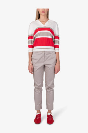 Lässiger Merino-Seiden-Kaschmir-Pullover 03