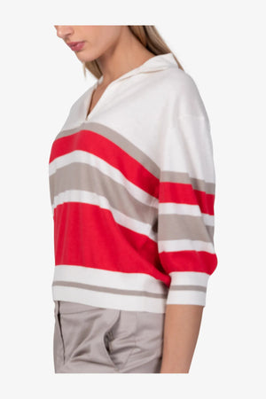 Lässiger Merino-Seiden-Kaschmir-Pullover 06