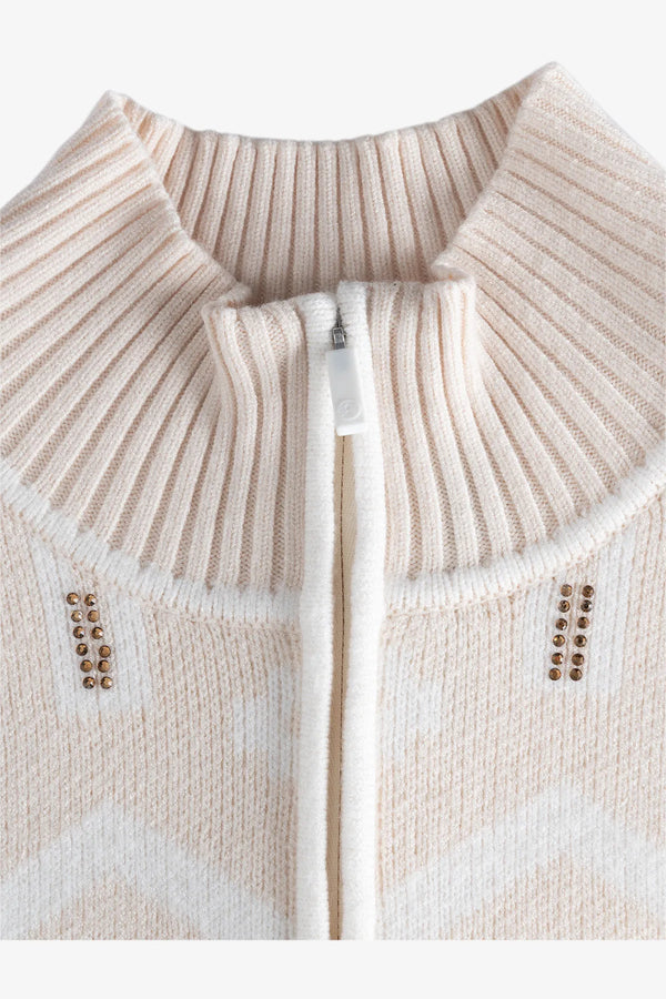 Pullover in Jacquard-Zopfmuster Strick 05