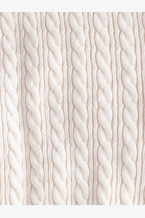 Pullover in Jacquard-Zopfmuster Strick 08