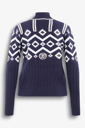 Pullover in Jacquard-Zopfmuster Strick 02