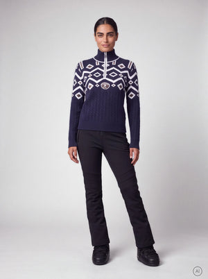 Pullover in Jacquard-Zopfmuster Strick 03