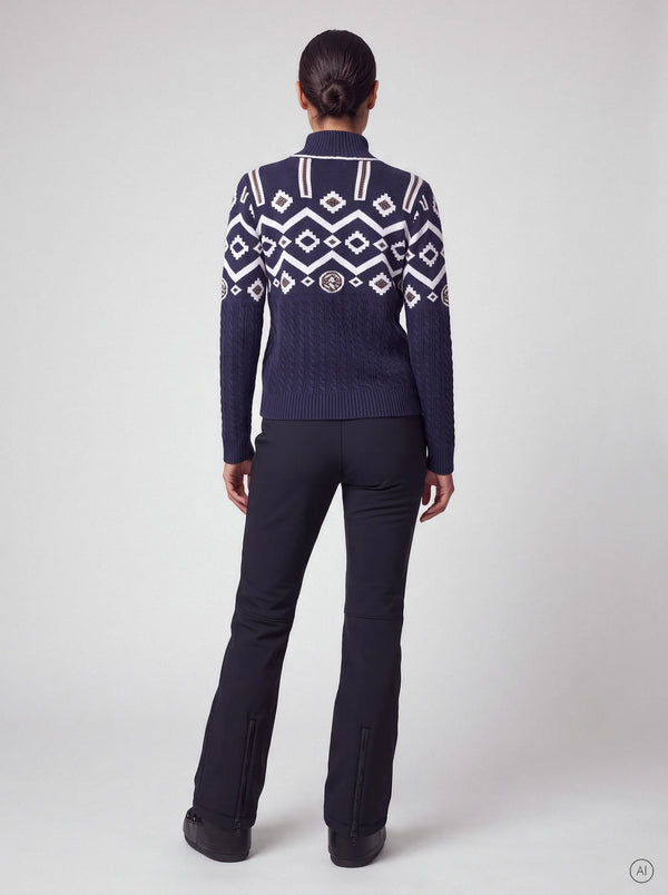 Pullover in Jacquard-Zopfmuster Strick 04