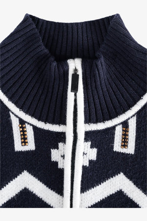 Pullover in Jacquard-Zopfmuster Strick 05