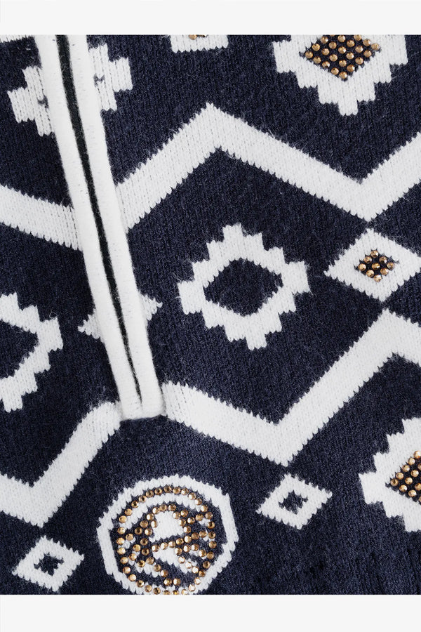 Pullover in Jacquard-Zopfmuster Strick 07