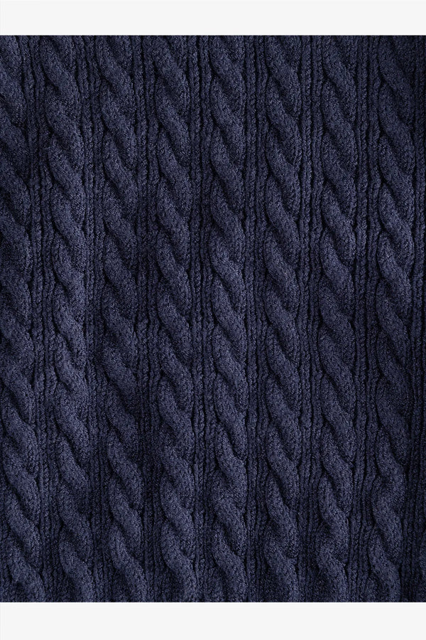 Pullover in Jacquard-Zopfmuster Strick 08