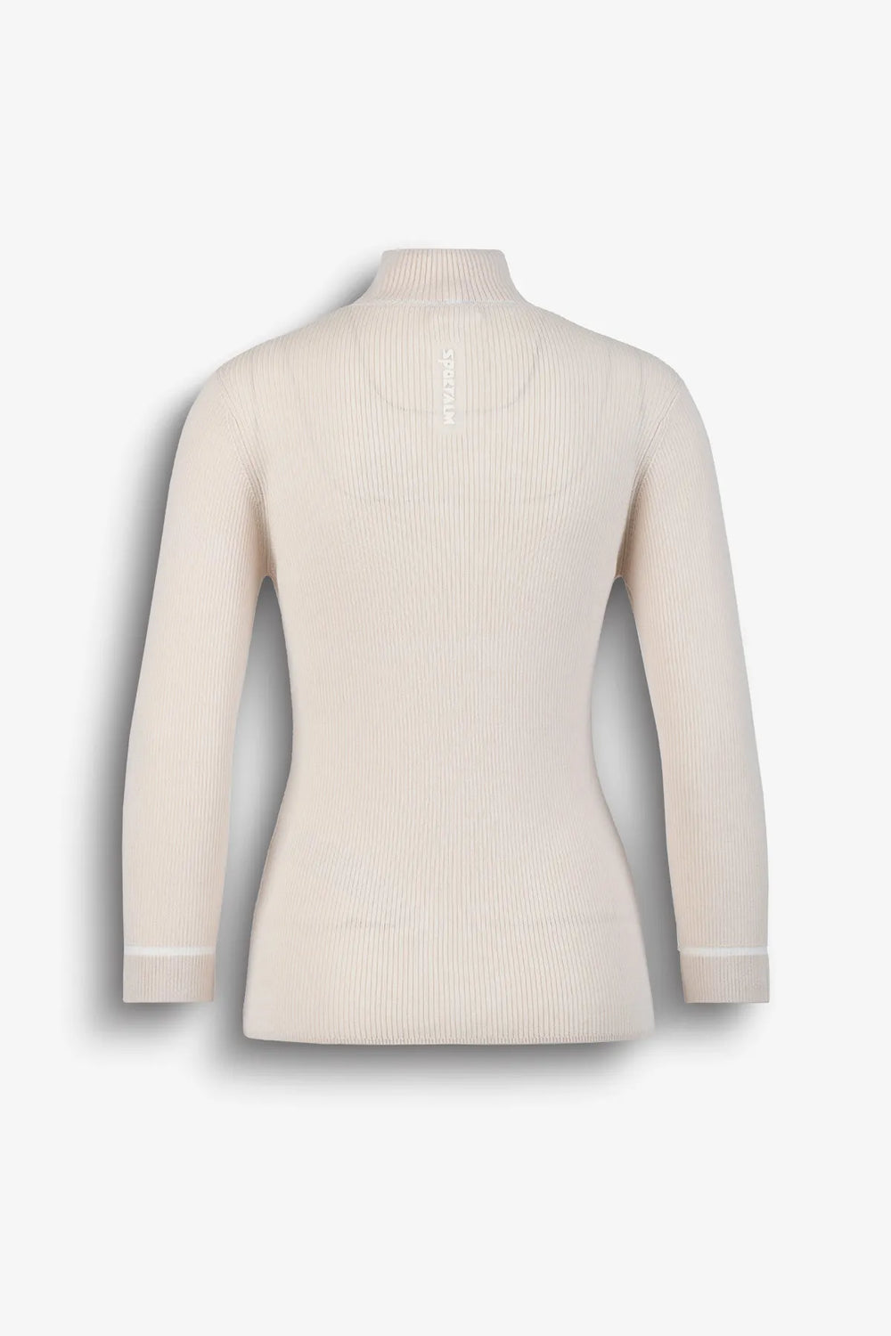 Turtleneck-Pullover in Rippenstrick 01