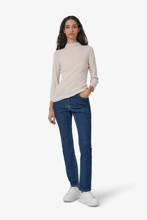 Turtleneck-Pullover in Rippenstrick 03