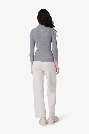 Turtleneck-Pullover in Rippenstrick 05