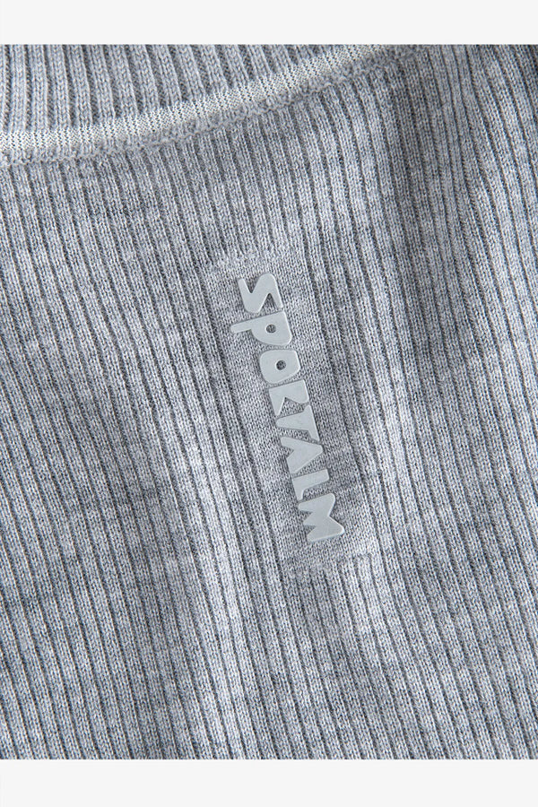Turtleneck-Pullover in Rippenstrick 08