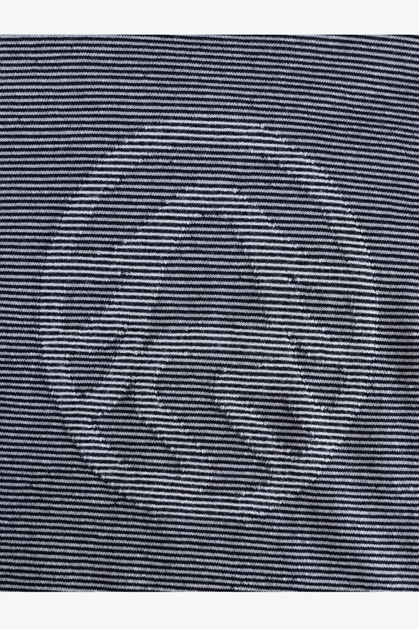 Rundhalspullover mit Streifenoptik 08