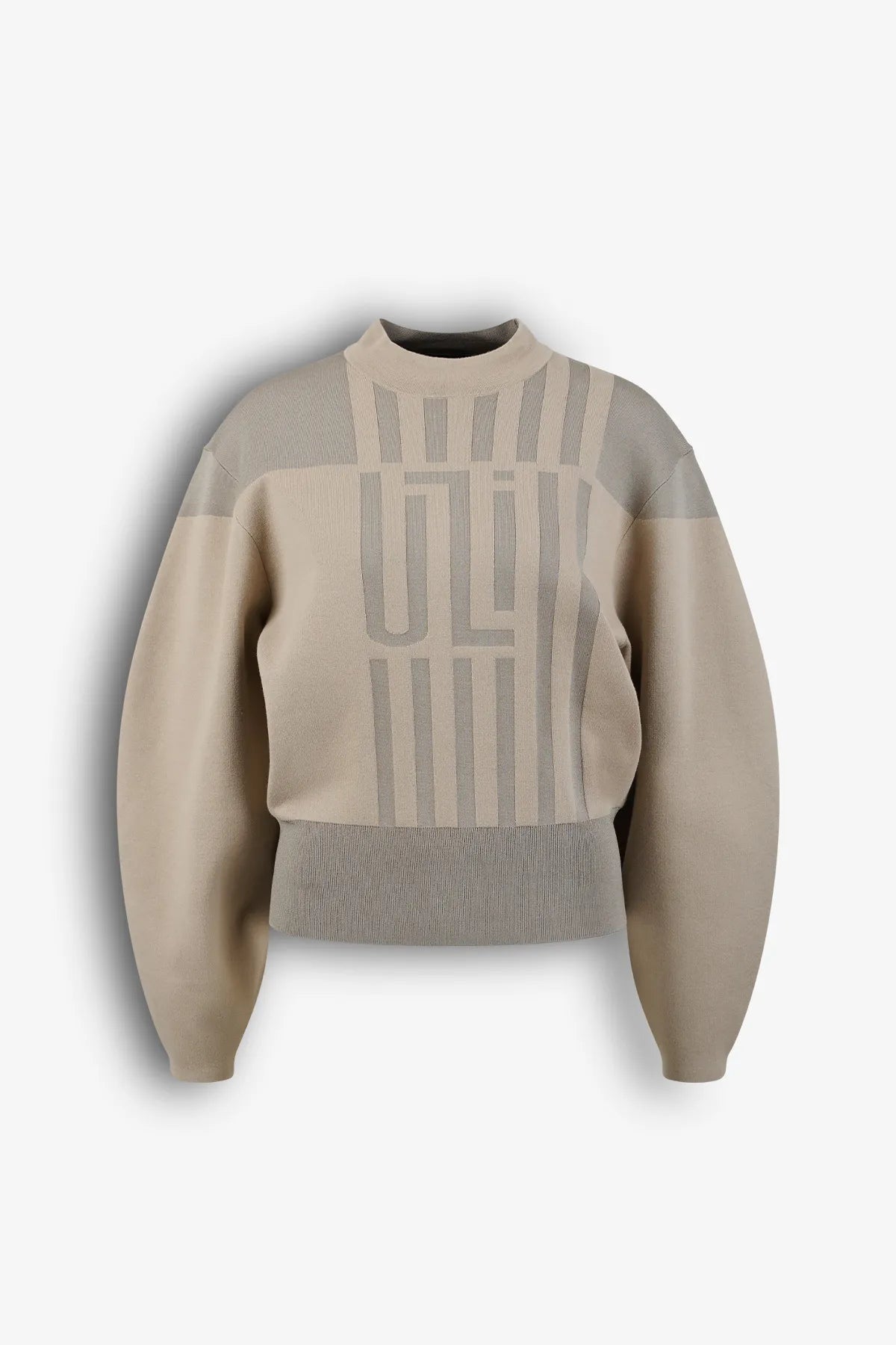 Mock-Neck Strickpullover 01