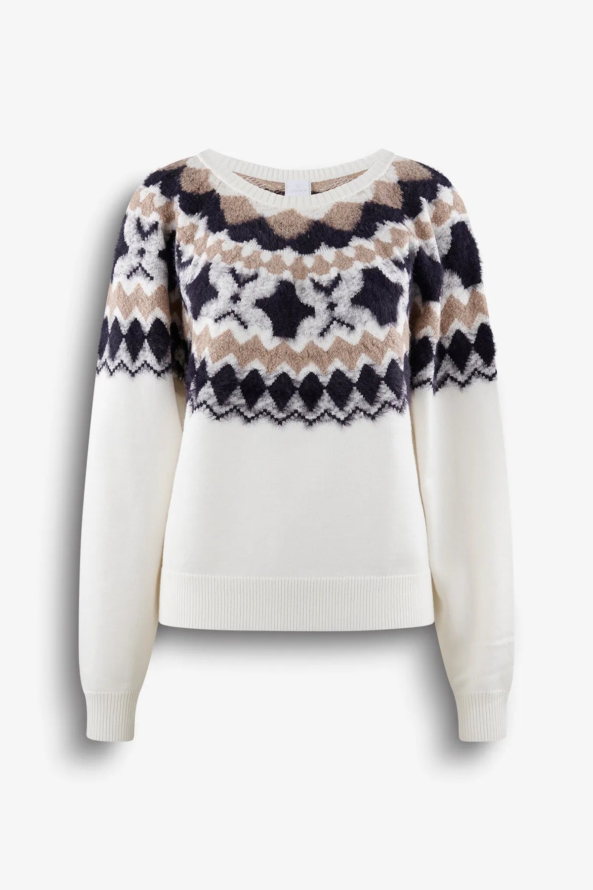 Strickpullover mit 3D-Fair-Isley-Effekt 01