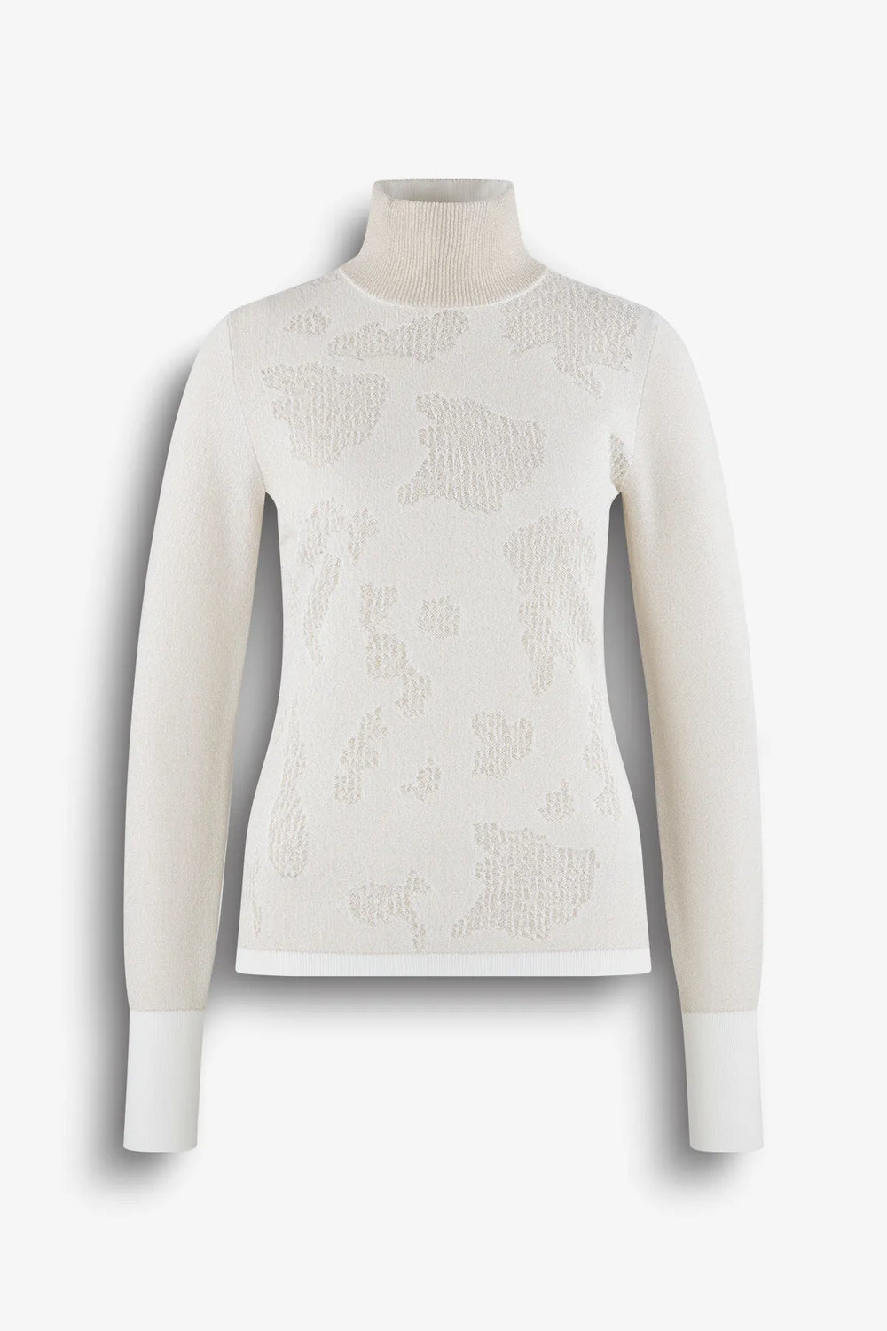 Pullover mit floralem Lurex-Jacquard 01