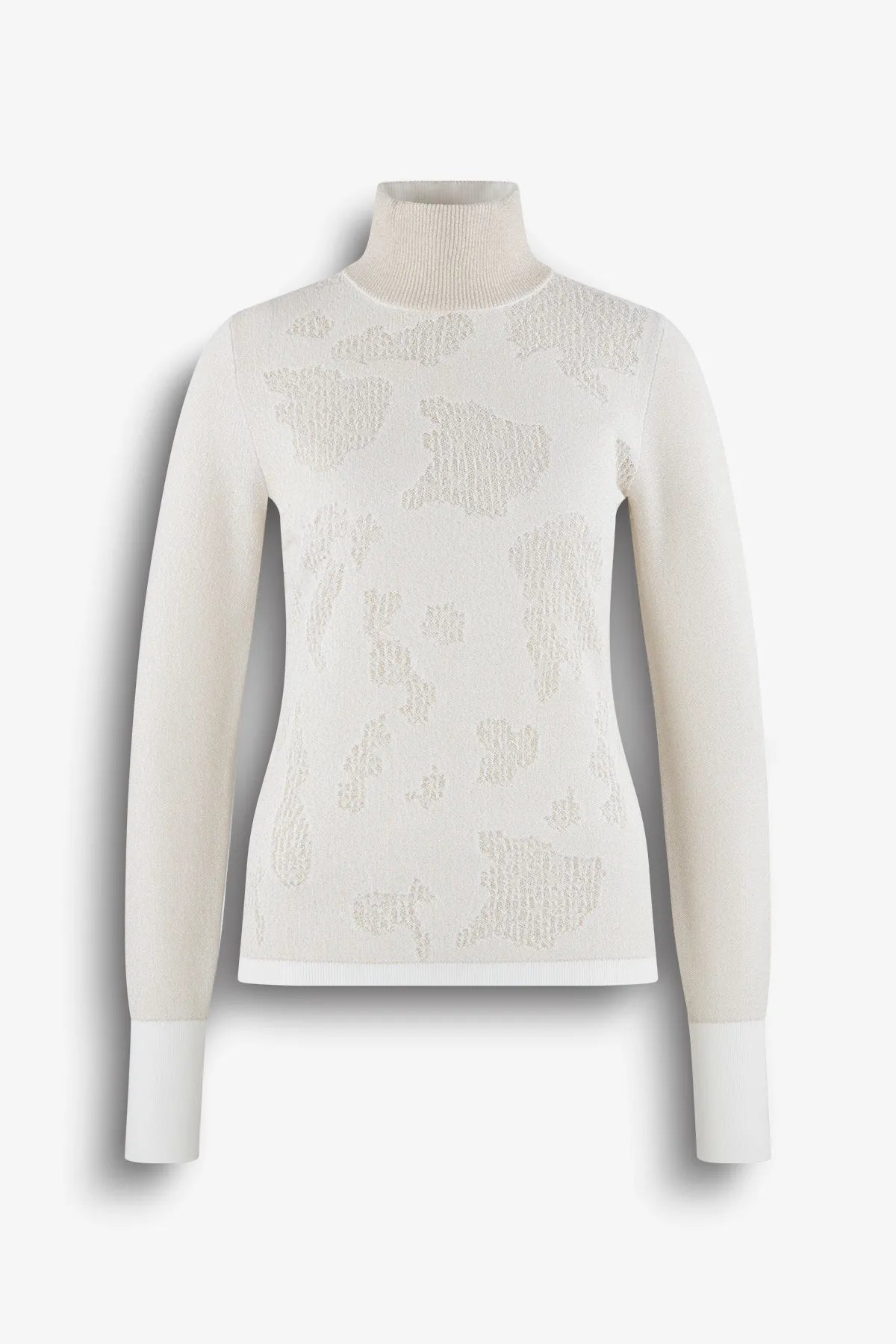 Pullover mit floralem Lurex-Jacquard 01