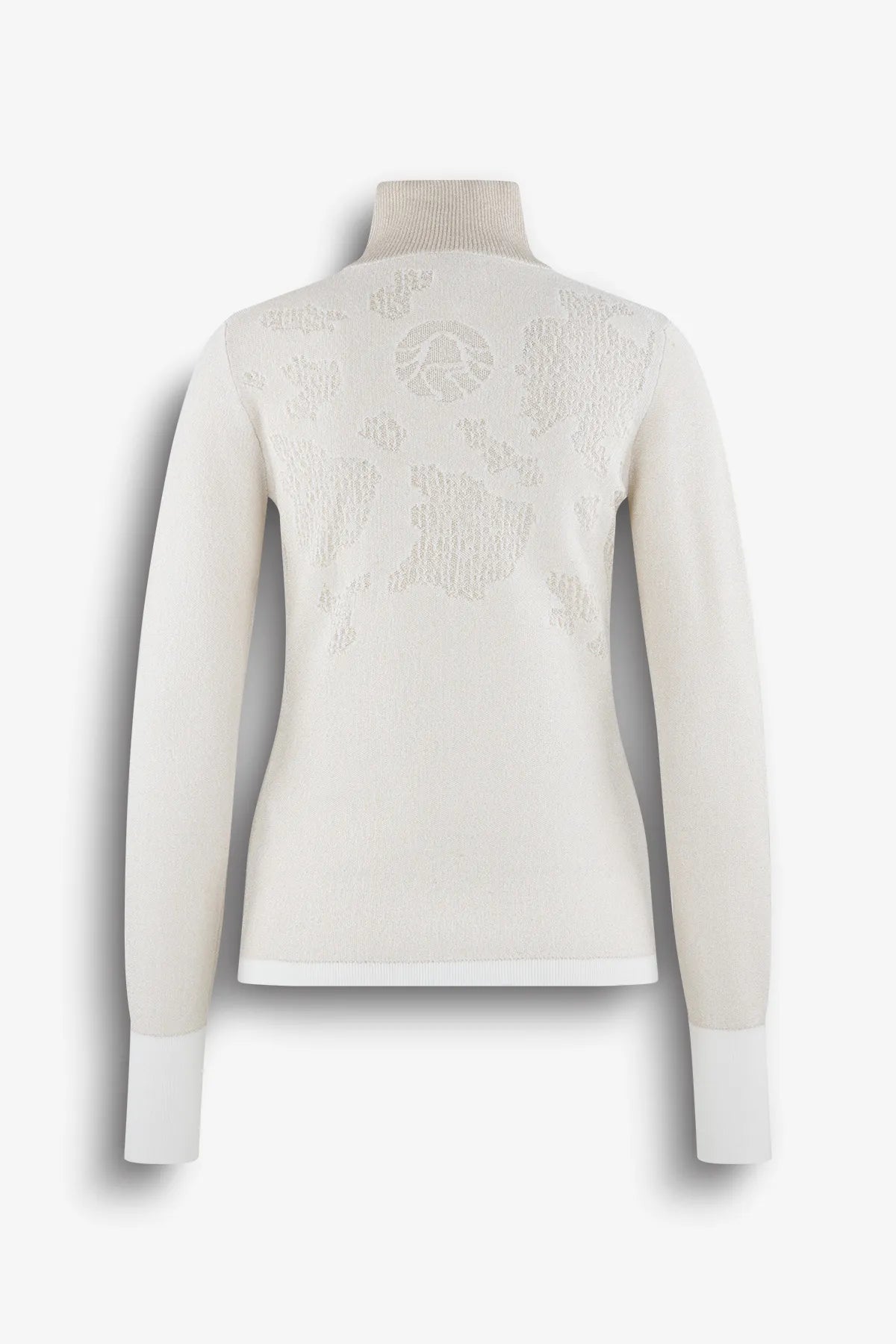 Pullover mit floralem Lurex-Jacquard 02