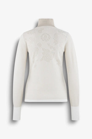 Pullover mit floralem Lurex-Jacquard 02