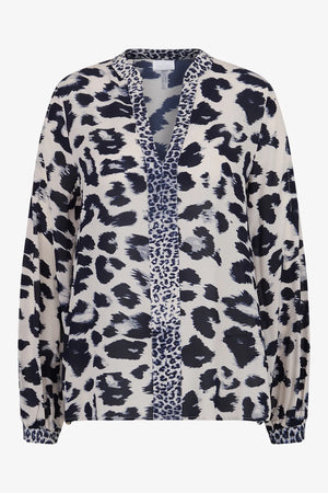 Bluse mit V- Ausschnitt 01
