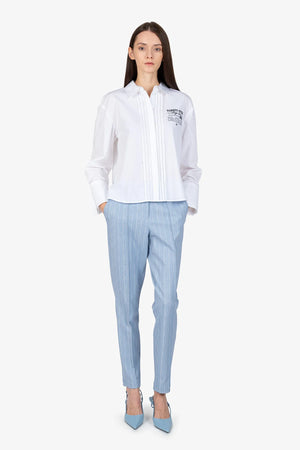Bluse mit Hemdblusenkragen 02