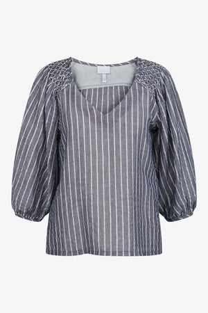 Bluse mit V-Ausschnitt 01