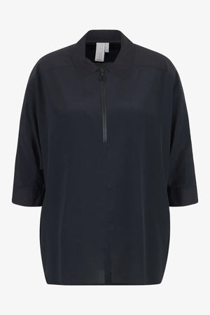 Bluse mit Fledermaus-Ärmel 01