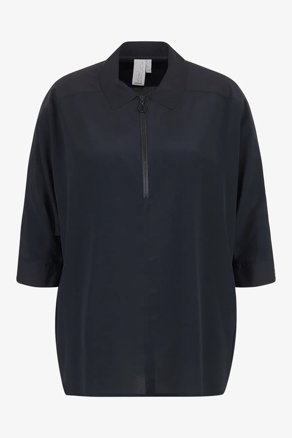 Bluse mit Fledermaus-Ärmel 01