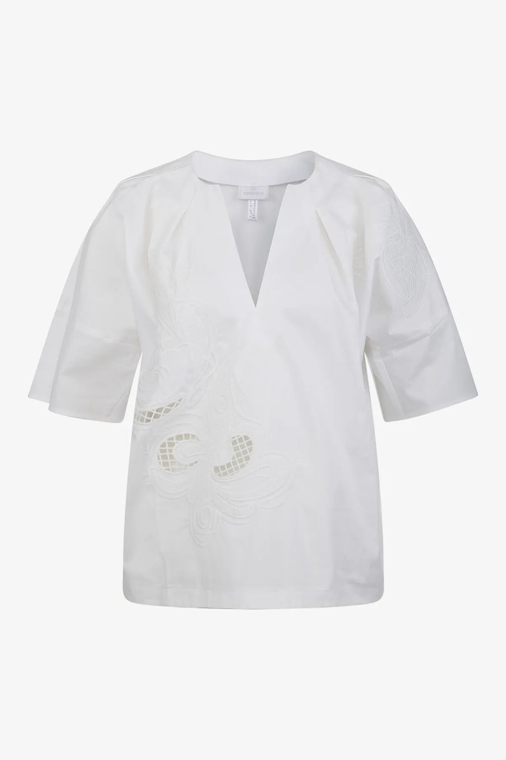 Bluse mit V-Ausschnitt 01