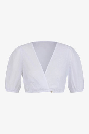 Dirndlbluse mit V-Ausschnitt 01