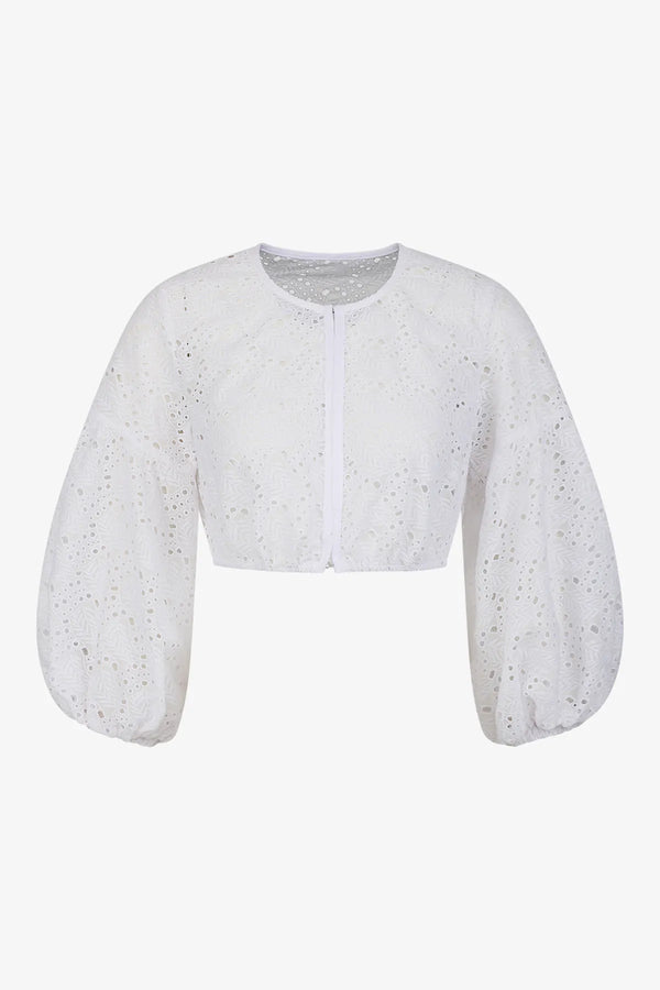 Dirndlbluse mit extravagantem Ärmel 01