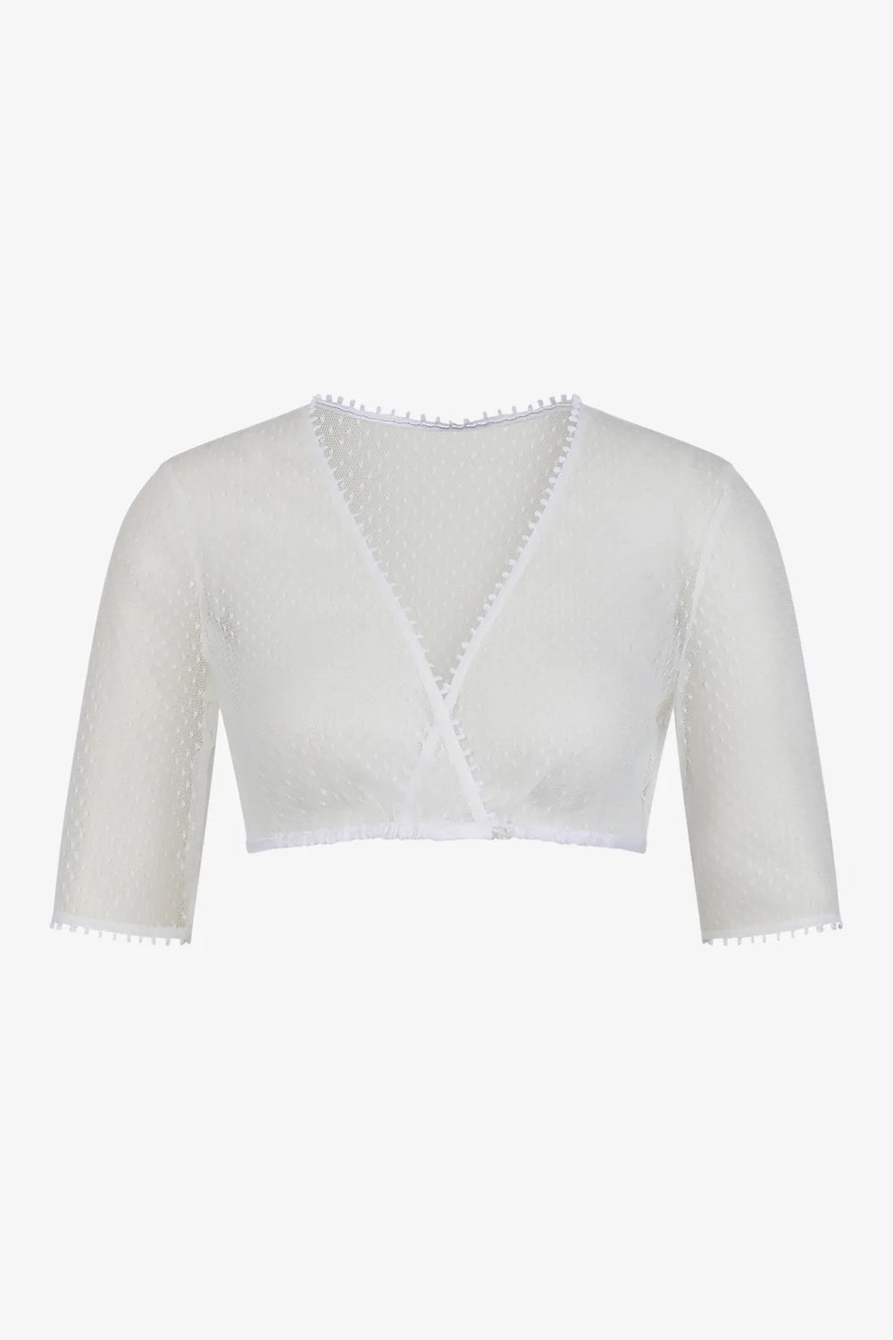 Dirndlbluse aus feinem Tüll 01