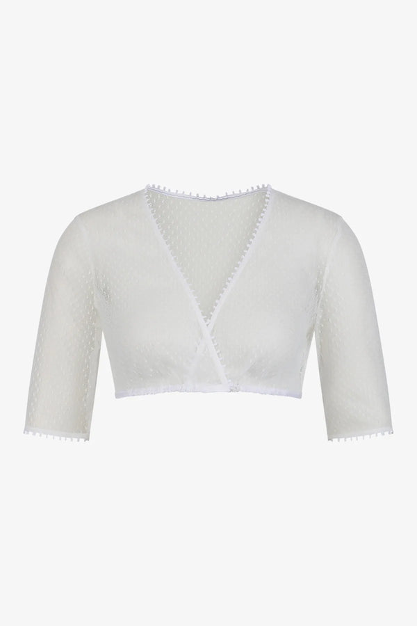Dirndlbluse aus feinem Tüll 01