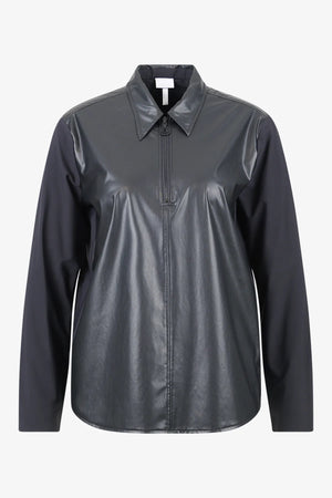 Bluse aus Kunstleder 01