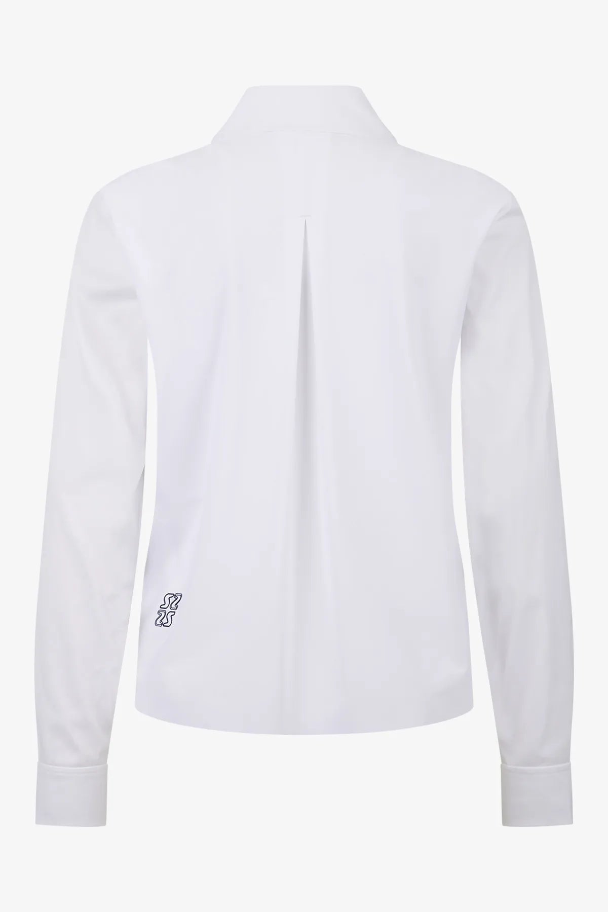 Schlichte Bluse aus Materialmix 02