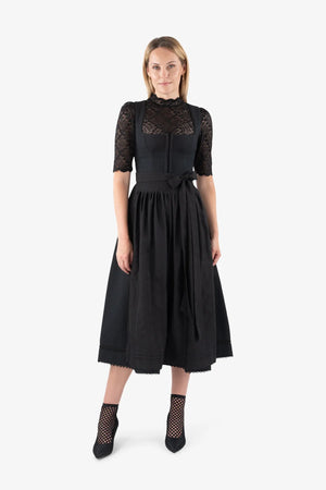 Hochgeschlossene Spitzen-Dirndlbluse 03