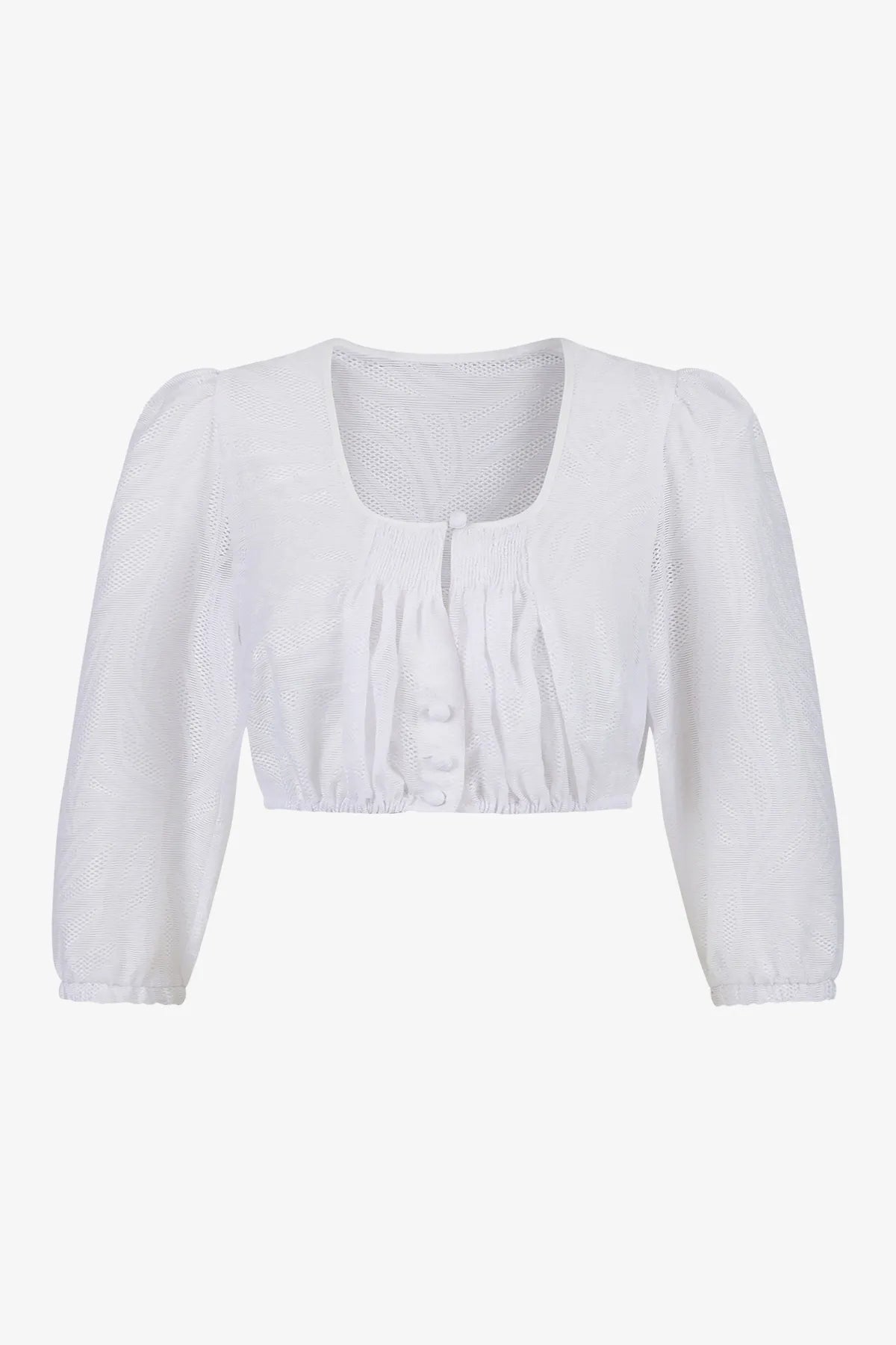 Spitzen-Dirndlbluse mit Knopfverschluss 01