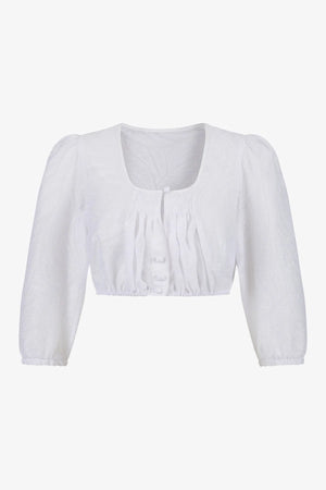 Spitzen-Dirndlbluse mit Knopfverschluss 01